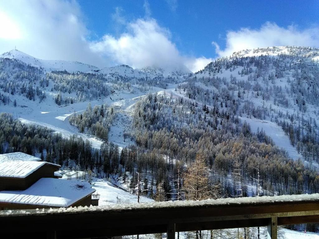 2 Pieces Avec Terrasse Et Vue Sur Les Pistes Διαμέρισμα Isola 2000 Εξωτερικό φωτογραφία
